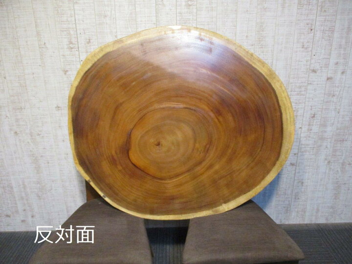 楽天市場】# 1365□ モンキーポッド 丸テーブル 輪切り 一枚板 