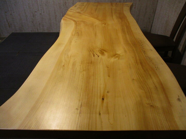 楽天市場】＃1427□ 銀杏 イチョウ 長さ227.5cm 一枚板 ダイニング 