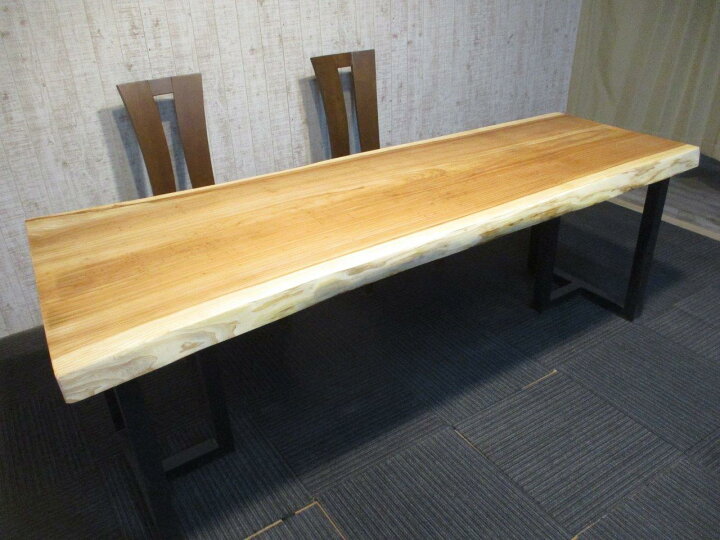 楽天市場】＃1460□ 杉 スギ 長さ213.5〜214.5cm 一枚板 ダイニング 