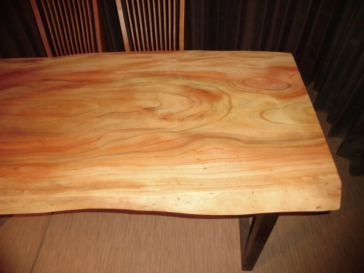 楽天市場】一枚板 ケヤキ テーブル 無垢材 ダイニングテーブル 