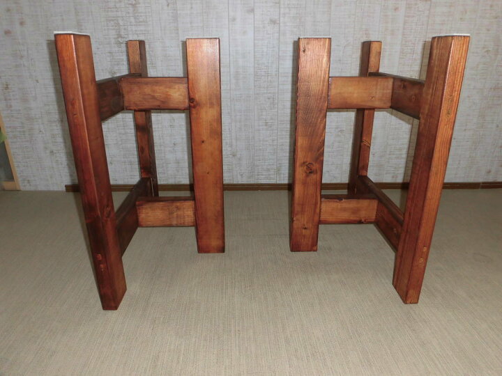 楽天市場】B-01-B◇木製脚 ダイニング用 高さ65cm 天然木 無垢 パーツ  