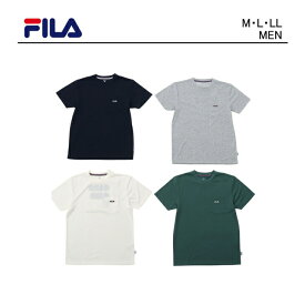 フィラ tシャツ メンズ 半袖 テニスウエア 【 FILA ロゴ ポケット Tシャツ 】 吸水速乾 ポリエステル 速乾 ロゴ ロゴt バックプリント 高機能 スポーツウェア スポーツ ウェア テニス ランニングウェア カジュアル 白 かっこいい レディース