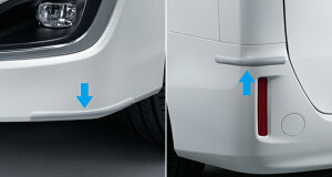 TOYOTA【トヨタ】ESQUIRE【エスクァイア】バンパープロテクターZWR80G ZRR80G ZRR85G 純正 用品 部品 パーツ アクセサリ オプション【宅配便 小サイズ】
