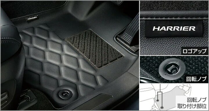 楽天市場】TOYOTA【トヨタ】HARRIER【ハリアー】80系3Dレザー調  