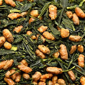 伊勢 丸中製茶 伊勢茶 特上 玄米茶 （ 煎茶 玄米 業務用 お茶 日本茶 緑茶 茶葉 三重県産 一番茶 カテキン テアニン ）