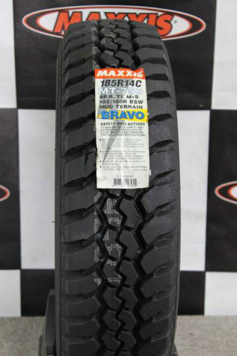 楽天市場】【☆お得4本セット！】MT-753 185R14C 8PR MAXXIS マキシス 