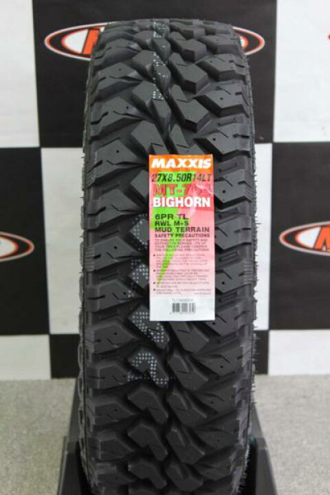 楽天市場】【☆4本セット！】MT-764 27×8.50R14 6PR MAXXIS マキシス 