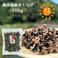 国産 きくらげ 熊本県産 100g 優良品 天日仕上げ 無農薬 乾燥 チャック袋( キクラゲ 木耳 乾燥きくらげ …