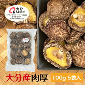 干し椎茸 大分産 肉厚 100g×5袋入 中サイズ 原木栽培 無農薬( 国産 大分県産 干しシイタケ 干ししいたけ 乾しいたけ 乾燥シイタケ 乾燥椎茸 )