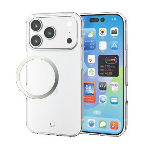 ELECOM�i�G���R���jiPhone 17 Pro �P�[�X �\�t�g ���^ ���C�z���Ή����^���X�e�b�J�[�t �X�g���b�v�z�[���t ������ �N���A PM-A25CUCT3CR