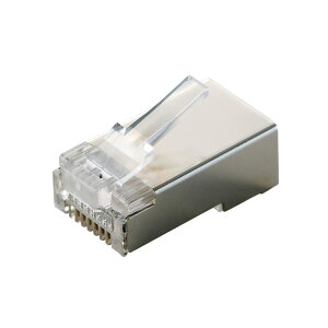 ELECOM�i�G���R���jRJ45 LAN�R�l�N�^ Cat5e STP 10�� ����p �P���E���� ���Ή� �����b�L �V���o�[ LD-SRJ45T10V2