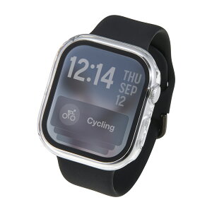 ELECOMiGRjAbvEHb` Jo[ Apple Watch Series 11 / 10 [ 46mm ] tJo[ P[X KX 10H ϏՌPCt[ wh~ Uh~ NA 4549550413527