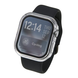 ELECOMiGRjAbvEHb` Jo[ Apple Watch Series 11 / 10 [ 42mm ] tJo[ P[X KX 10H ϏՌPCt[ wh~ Uh~ NA 4549550413558