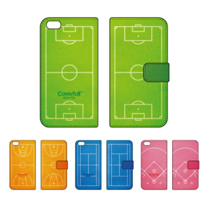 楽天市場 送料無料 Coverfull スポーツコートデザイン 手帳型スマホケース 手帳型スマホカバー 全機種対応 主要機種のみ 手帳 スマホ ケース 手帳 スマホ カバー Iphoneケース イラスト 可愛い カワイイ かわいい スマホ Ps5 スイッチ スマホ Coverspot