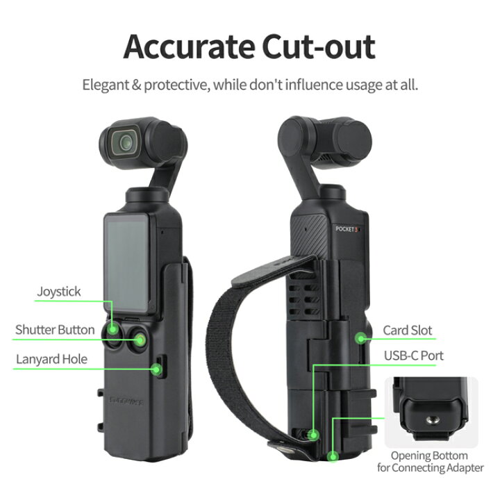 楽天市場】DJI Osmo Pocket 3 ストラップ アクセサリー 本体 機能拡張 