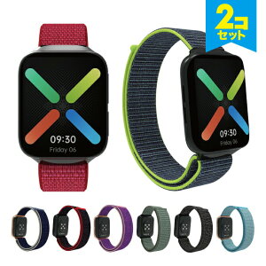 ���݌Ɍ���������y2�{�Z�b�g�z OPPO Watch �I�b�| �E�H�b�` Nylon braided loop band �i�C���� �u���C�f�b�h ���[�v �o���h 46mm �i�C���� ���[�v �X�|�[�c �y�� �X�}�[�g�E�H�b�` �o���h ��l �����Y 