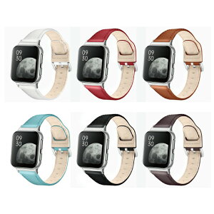 ���݌Ɍ��������OPPO Watch �I�b�| �E�H�b�` Luxury genuine leather belt ���O�W���A���[ �W�F�j���C�� ���U�[ �x���g 41mm 46mm �{�v ���U�[ ��� �V���v�� �X�}�[�g�E�H�b�` �o���h ��l �����Y ���f�B
