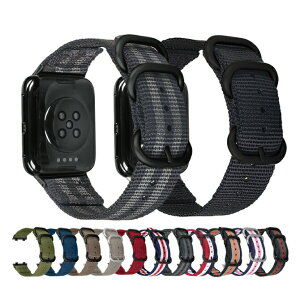 ���݌Ɍ��������OPPO Watch �I�b�| �E�H�b�` Nylon canvas woven watch belt �i�C���� �L�����o�X �E�[�u�� �E�H�b�`�x���g 41mm 46mm �i�C���� �A�[�~�[ NATO �X�}�[�g�E�H�b�` �o���h ��l �����Y ���f�B
