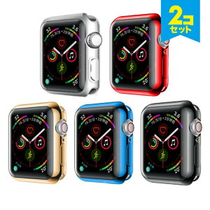 ݌Ɍy2{Zbgz Apple Watch AbvEHb` 38mm 40mm 42mm 44mm P[X Jo[ S ی    h~ ϏՌ ^ SE Series 6 Series 5 Series 4 Series 3 lC IXX ֗ObY 