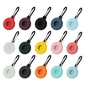 AirTag GA^O Jrit Silicone protective sleeve VR veNeBu X[u یP[X یJo[ X[u P[VgbJ[ [Jo[ Abv ǐՃ^OP[X h~
