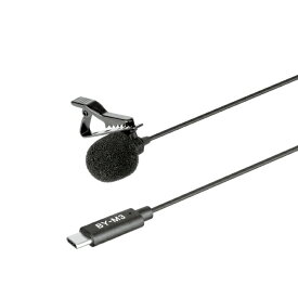 BOYA BY-M3 Digital Lavalier Microphone Vlog Youtuber デジタル Type-C USB-C USB タイプC ラヴァリエマイク プラグアンドプレイ iPad Pro Mac PC スマホ スマートフォン 互換性 アンドロイドスマホ 集音マイク クリップ 無指向性 コンデンサー 送料無料