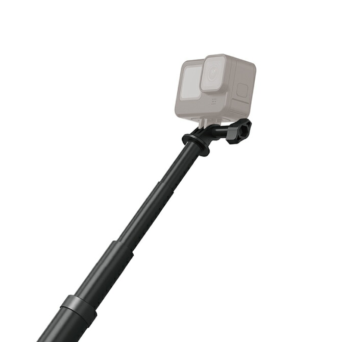 アクションカメラ 最大2.7mまで伸びる軽量な自撮り棒 TELESIN GP-MNP-270-2 2.7m carbon fiber super long selfie stick ２.７メートル 超長 軽量 炭素繊維 長い 自撮り棒 40cm 270cm 2.7m 長さ 調整 伸縮 GoPro Insta360 DJI 安定 人気 便利グッズ 送料無料