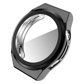 ファーウェイ スマートウォッチ HUAWEI WATCH GT Runner ケース HUAWEI WATCH GT Runner カバー HUAWEI WATCH GT 3 SE ファーウェイ ウォッチ フィルム付き 画面 フィルム 耐衝撃 軽量 汚れ防止 TPU ソフト メッキ 保護 送料無料