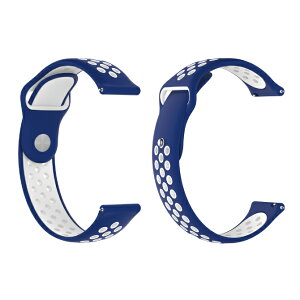 Dual color silicone design belt fA J[ VR fUC xg 20MM 22MM i VR X}[gEHb` X}[gv xg oh Samsung TX Garmin K[~ 