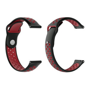 Dual color silicone design belt fA J[ VR fUC xg 20MM 22MM i VR X}[gEHb` X}[gv xg oh Samsung TX Garmin K[~ 