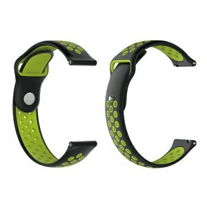 Dual color silicone design belt fA J[ VR fUC xg 20MM 22MM i VR X}[gEHb` X}[gv xg oh Samsung TX Garmin K[~ 