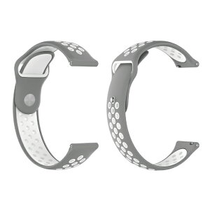 Dual color silicone design belt fA J[ VR fUC xg 20MM 22MM i VR X}[gEHb` X}[gv xg oh Samsung TX Garmin K[~ 