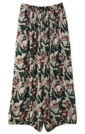 ワイドパンツ 柄 きれいめ レディース 春夏 ◆【DEALポイントバック】【SALE50】 【S〜LL】シフォン プリーツ ウォッシャブル ワイドパンツ(無地/柄)(ウエストゴム)【エコ包装】[pt]■メール便不可■[ オフィス カジュアル ビジネス 母 ママ 春 夏 秋 ][rc]