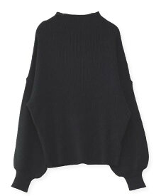 ハイネック ニット トップス レディース 秋 冬 春 セーター ◆【ドラマ着用】【アナウンサー着用】【M〜L】12G RNリブ もちもち ボトルネック ぽわん袖 バルーン袖 ランタンスリーブ 長袖ニット【エコ包装】[kt]■メール便不可■[ オフィス カジュアル 秋冬 ][il]