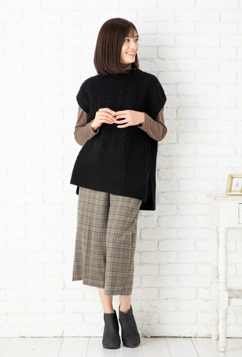 楽天市場】ニット ベスト レディース トップス 秋冬春 ◇【SALE20】【M 