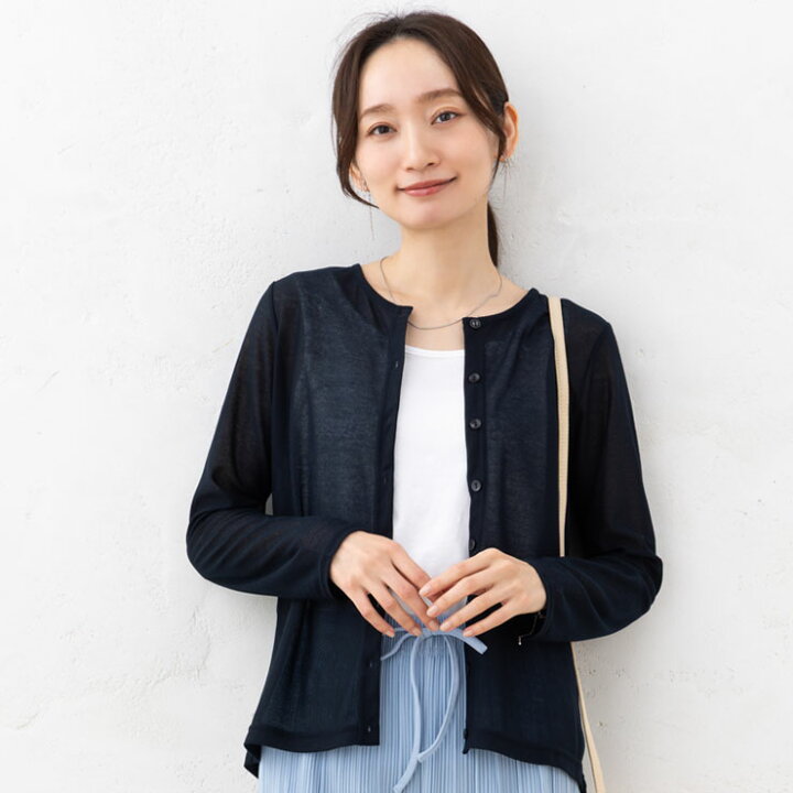 楽天市場】サマー カーディガン 薄手 UVカット 黒 レディース 春 夏 