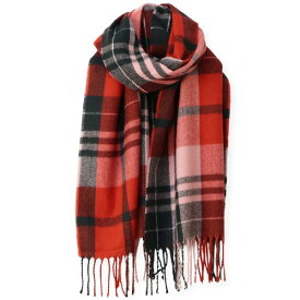 マフラー かわいい チェック レディース メンズ ストール 赤 白 秋冬 ◆ 【メール便 送料無料12】チェック ウォッシャブル マフラー ストール【エコ包装】[ot][ オフィス カジュアル ママ 厚手 防寒 可愛い 通勤 通学 プレゼント 男女兼用 ユニセックス 秋 冬 春 ][rg]