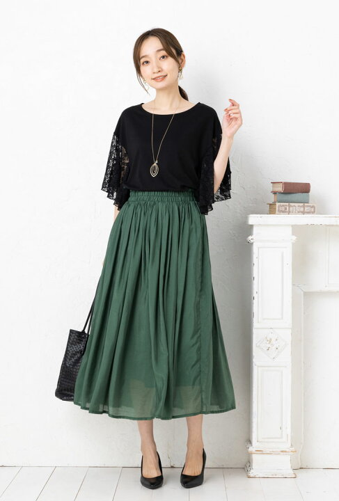 楽天市場】微光沢 シャイニー スカート レディース ボトムス 春夏秋  