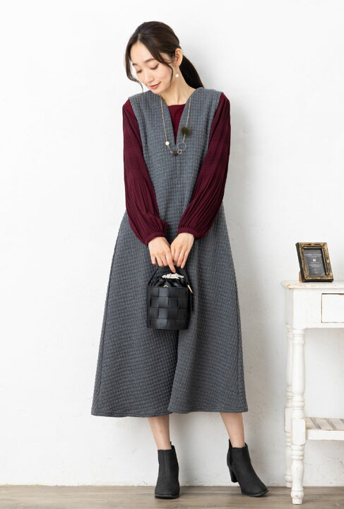 楽天市場】ジャンスカ ワンピース レディース 秋 冬 春 ◇【M〜LL  