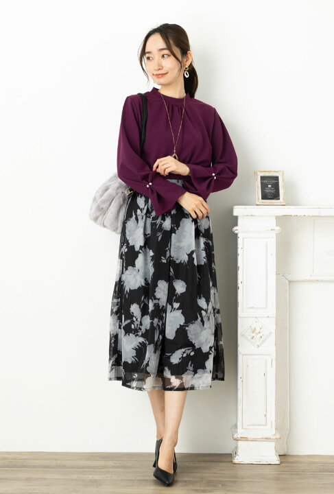 楽天市場】カットソー レディース トップス 春秋 ◇ 【M～LL】梨地  