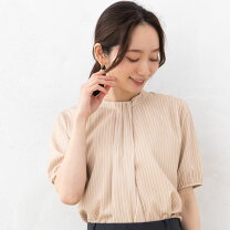 楽天市場】ブラウス 七分袖（カラーベージュ）（レディース