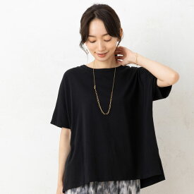 綿100％ Tシャツ レディース ドルマン 半袖 夏 ◆【SALE20】【メール便 送料無料06】オーガニックコットン 綿100％ 天竺 エコマルシェ ドルマン フレンチ 袖 カットソー Tシャツ 180g 20s【エコ包装】[cs][ オフィス カジュアル 春 夏 秋 コットン サスティナブル ][rc]