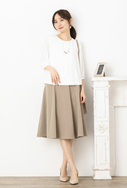 楽天市場】スカート ひざ丈 ミモレ レディース 春秋冬 ◇ 【メール便  