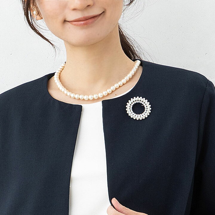 楽天市場】＼エントリー10倍／日本製 本貝 パール ネックレス 