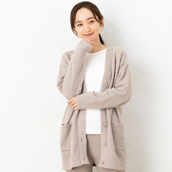 楽天市場】もこもこ カーディガン ルームウェア レディース トップス 
