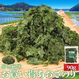 あおさのり 90g 産地厳選 三重県産 愛知県産 海藻 アオサ 海苔 チャック付袋入 お買得