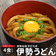 伊勢うどん4食入 メール便送料無料 ご当地 うどん 本場伊勢よりお届け 本醸造たまり醤油使用の特製つゆ付…