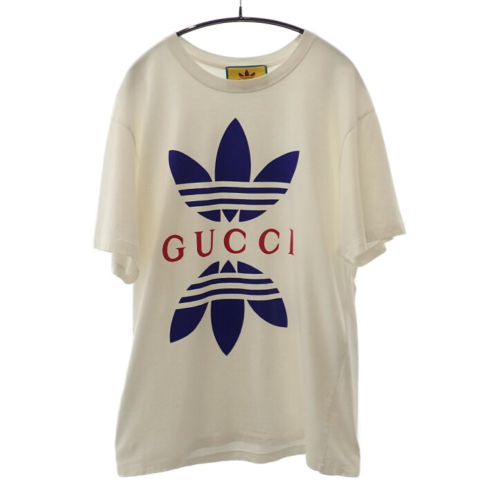 GUCCI(グッチ) / グッチ×アディダス/コラボ/548334/Tシャツ/S/コットン 