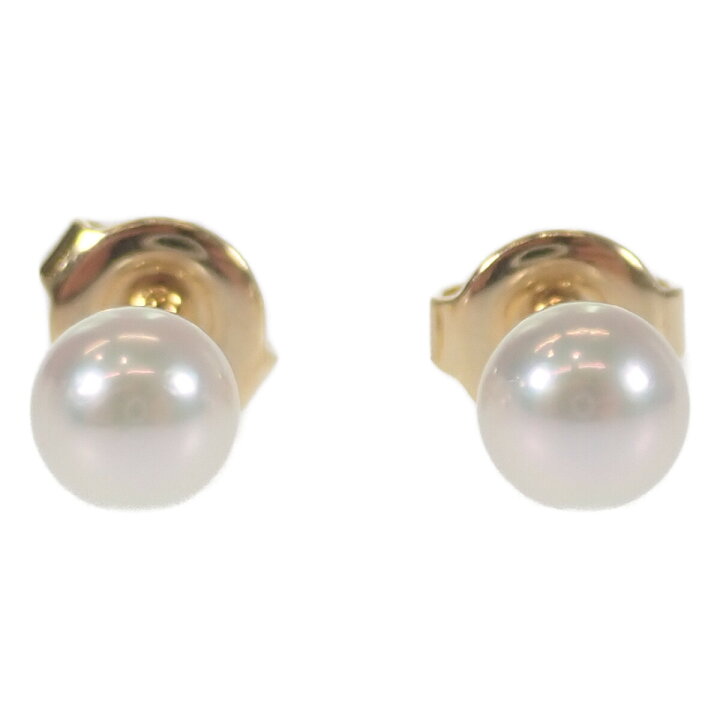 楽天市場】【中古】【Aランク】MIKIMOTO ミキモト K18YG パールピアス 