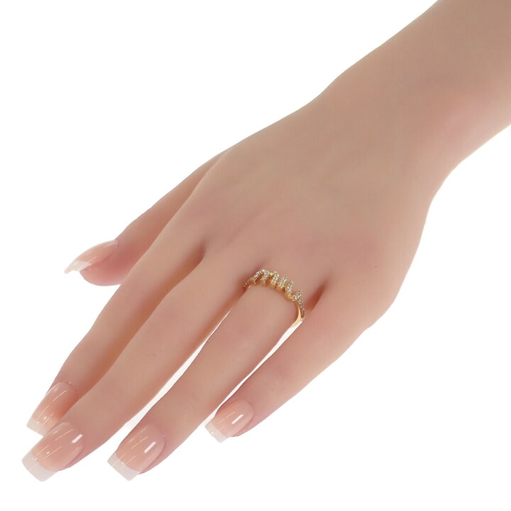 楽天市場】【中古】【Aランク】Miu Miu ミュウミュウ クリスタルリング 