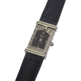 【中古】【Aランク】Van Cleef & Arpels ヴァンクリーフ&アーペル ファサード レディース 腕時計 531963T5 ステンレス レザーベルト ブラック文字盤【ISEYA】